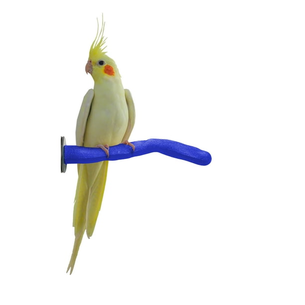 THE BEST TABLE TOP PERCH with 2 cups toy pedicure function for Parrots birds 6"